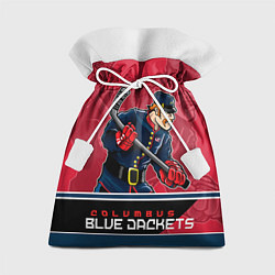 Мешок для подарков Columbus Blue Jackets, цвет: 3D-принт