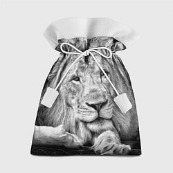 Мешок для подарков Милый лев, цвет: 3D-принт