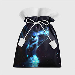Мешок для подарков Лунный волк, цвет: 3D-принт