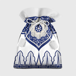 Мешок для подарков Гжель, цвет: 3D-принт