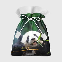 Мешок для подарков Панда на ветке, цвет: 3D-принт