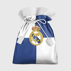 Мешок для подарков Real Madrid: Blue style, цвет: 3D-принт