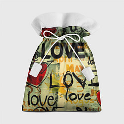 Подарочный мешок Love letter