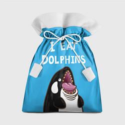 Подарочный мешок I eat dolphins