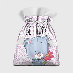 Подарочный мешок Cat: Be Happy