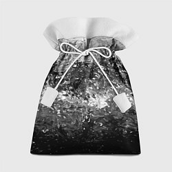Подарочный мешок Чёрно белый цвет