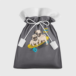 Мешок для подарков Street Skate Pups, цвет: 3D-принт