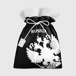 Мешок для подарков Russia: Black Edition, цвет: 3D-принт