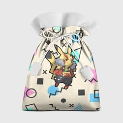 Подарочный мешок Pikachu Geometry
