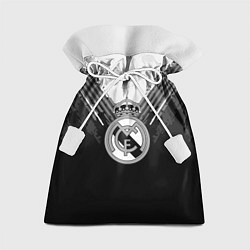 Мешок для подарков FC Real Madrid: Black Style, цвет: 3D-принт