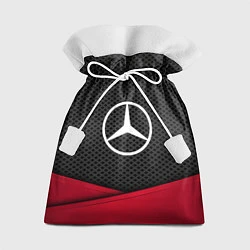 Мешок для подарков Mercedes Benz: Grey Carbon, цвет: 3D-принт