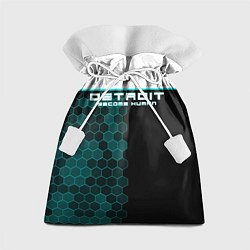 Мешок для подарков Detroit: Cyber Hexagons, цвет: 3D-принт