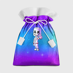 Мешок для подарков Marshmello: Spaceman, цвет: 3D-принт