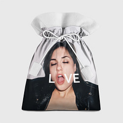 Мешок для подарков Sasha Grey: LOVE, цвет: 3D-принт