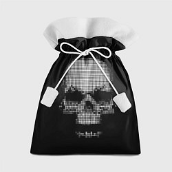 Мешок для подарков Пиксельный череп, цвет: 3D-принт