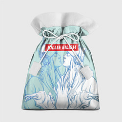 Мешок для подарков Billie Eilish Music, цвет: 3D-принт
