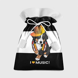 Подарочный мешок I like music
