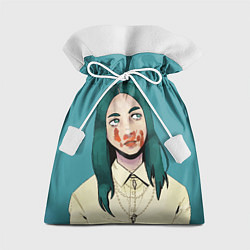 Мешок для подарков Billie Eilish: Blood, цвет: 3D-принт