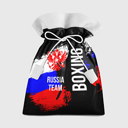 Мешок для подарков Boxing Russia Team и герб РФ, цвет: 3D-принт