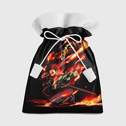 Мешок для подарков Demon Slayer, цвет: 3D-принт
