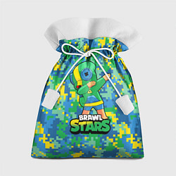 Мешок для подарков Brawl Stars Leon, Dab, цвет: 3D-принт