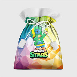 Мешок для подарков Brawl Stars Leon, Dab, цвет: 3D-принт