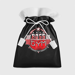 Мешок для подарков Boss of GYM акварель, цвет: 3D-принт