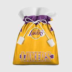Мешок для подарков Los Angeles Lakers, цвет: 3D-принт