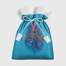 Мешок для подарков Осьминог барабанщик, цвет: 3D-принт