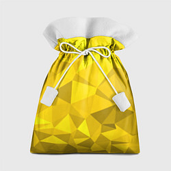 Мешок для подарков YELLOW ABSTRACT, цвет: 3D-принт