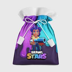Мешок для подарков Brawl stars Шелли, цвет: 3D-принт