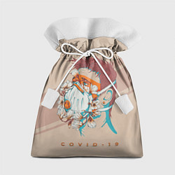Мешок для подарков Коронавирус covid 19, цвет: 3D-принт