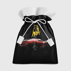 Мешок для подарков Lamborghini - motorsport, цвет: 3D-принт