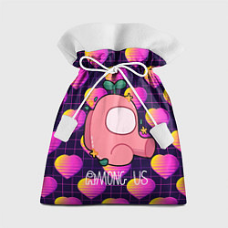 Мешок для подарков Among Us Girl, цвет: 3D-принт