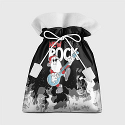 Мешок для подарков New year rock, цвет: 3D-принт