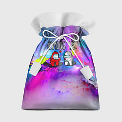 Мешок для подарков Among Us love, цвет: 3D-принт