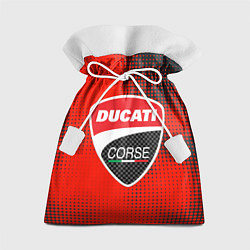 Мешок для подарков Ducati Corse logo, цвет: 3D-принт