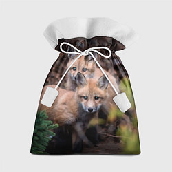 Подарочный мешок Лисички фото