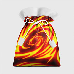 Мешок для подарков ОГНЕННЫЕ ВОЛНЫ FIRE STRIPES, цвет: 3D-принт