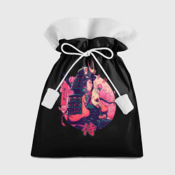 Мешок для подарков Вишневый Самурай, цвет: 3D-принт