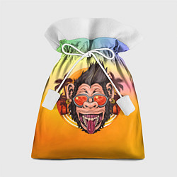 Подарочный мешок Веселая обезьяна в очках