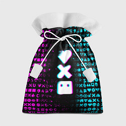 Мешок для подарков ЛЮБОВЬ СМЕРТЬ И РОБОТЫ, цвет: 3D-принт