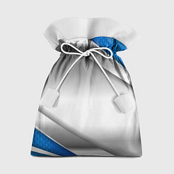 Подарочный мешок 3D СЕРЕБРО BLUE LINES