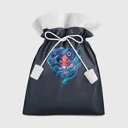 Подарочный мешок Ocean heart Totoro
