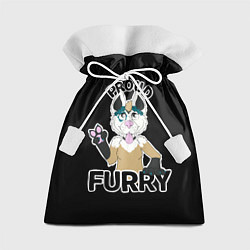 Подарочный мешок Furry wolf