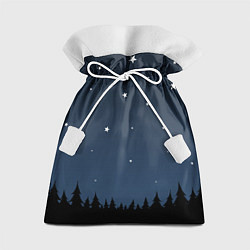 Мешок для подарков Ночное небо, цвет: 3D-принт