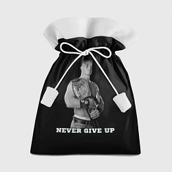 Мешок для подарков Never give up, цвет: 3D-принт