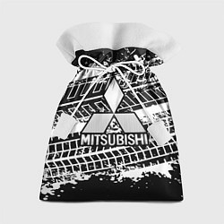 Мешок для подарков MITSUBISHI СЛЕДЫ ШИН, цвет: 3D-принт