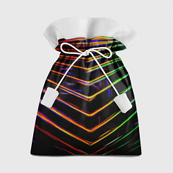 Мешок для подарков Неоновый угол, цвет: 3D-принт