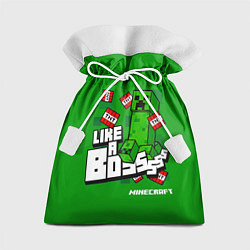 Мешок для подарков LIKE A BOSS Minecraft Creepe, цвет: 3D-принт